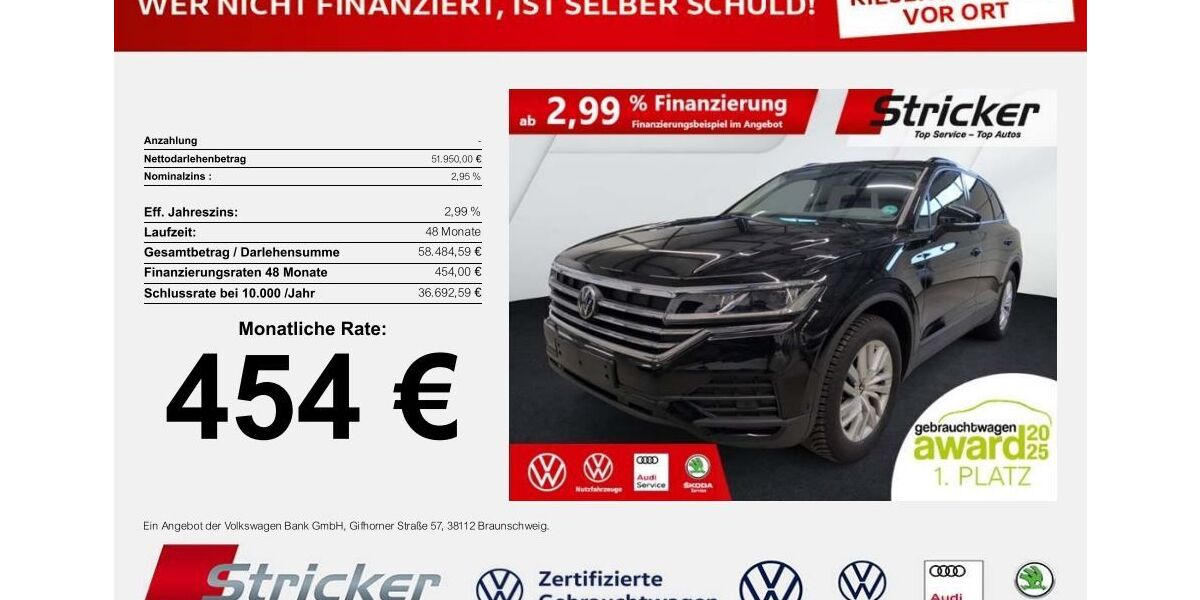 VW Touareg 26.031 km 51.949 &euro; Detmold 32760