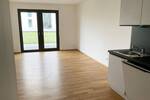 Helle 2-Zimmer-Wohnung mit Terrasse, moderne Neubau-Ausstattung mit Echtholzparkett + Einbauküche 2 zimmer