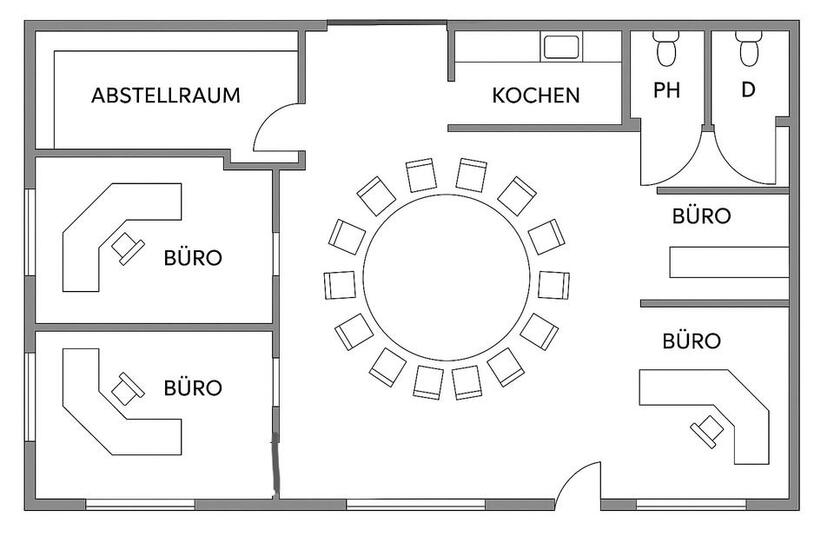 Büro in Detmold - Heiligenkirchen zimmer