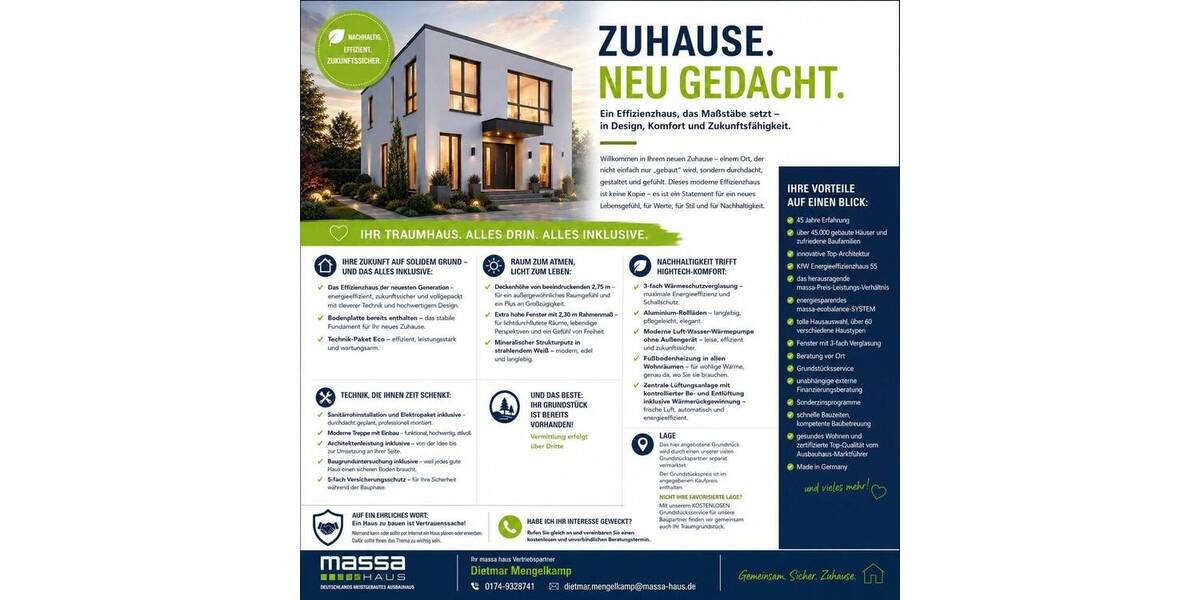 Einfamilienhaus Lippstadt-Bökenförde Bökenförde - 4 Zimmer, 136 m&sup2;, 411.509&euro; | Angebot:26820195