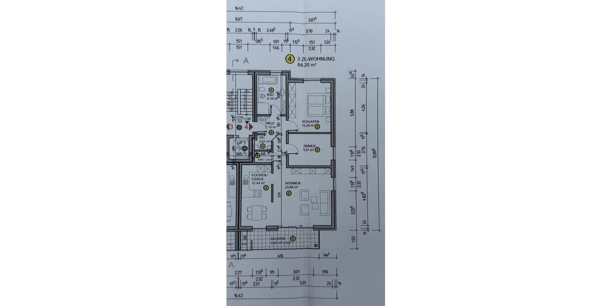 Etagenwohnung Bad Driburg - 3 Zimmer, 84 m&sup2;, 960&euro; | Angebot:27626098