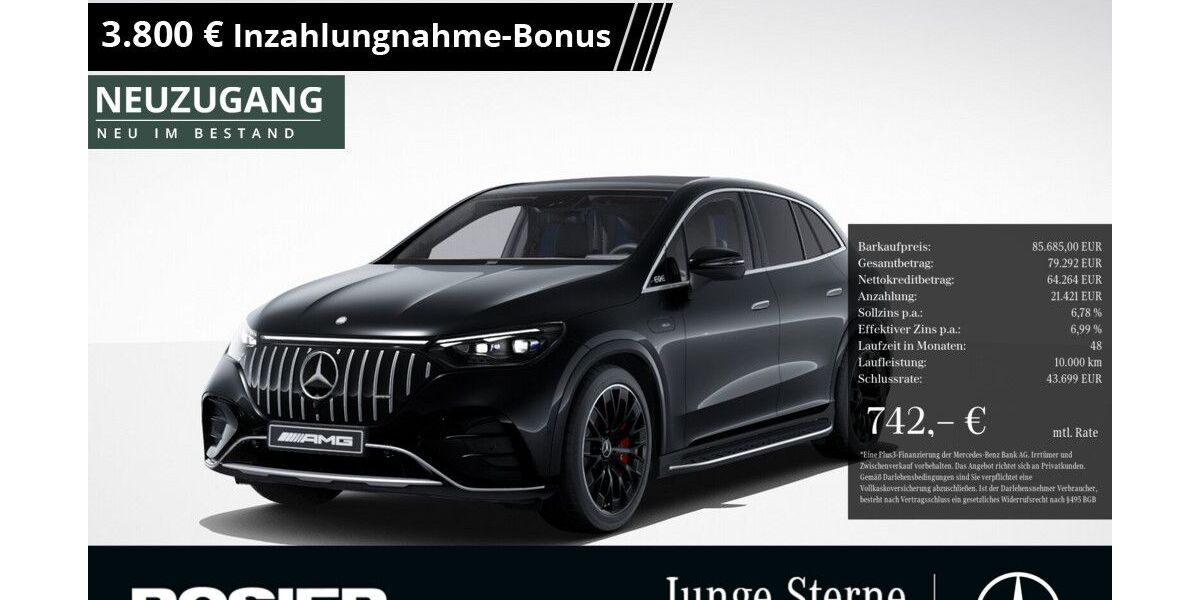 Mercedes-Benz EQE 4.915 km 85.685 &euro; Paderborn 33100