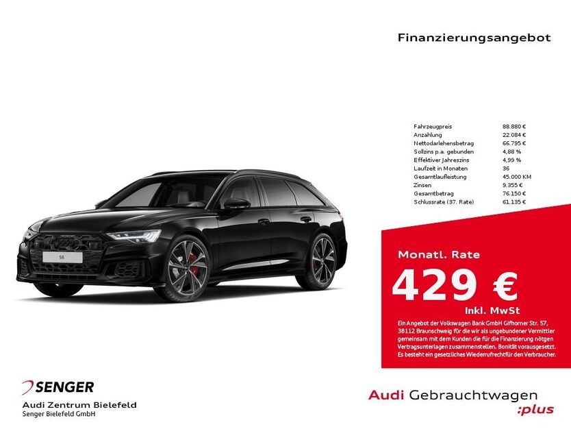 Audi S6 9.427 km 88.880 € Bielefeld 33609
