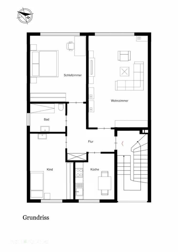 Helle 3-Zimmer Wohnung Nähe Botanischer Garten zimmer