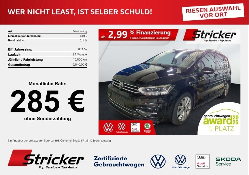 VW Touran 21.812 km 31.939 &euro; Detmold 32760