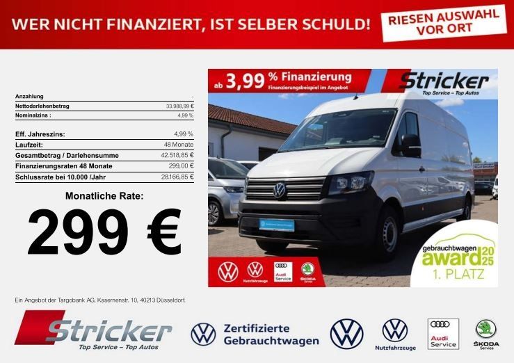 VW Crafter 28.035 km 33.989 € Detmold 32760