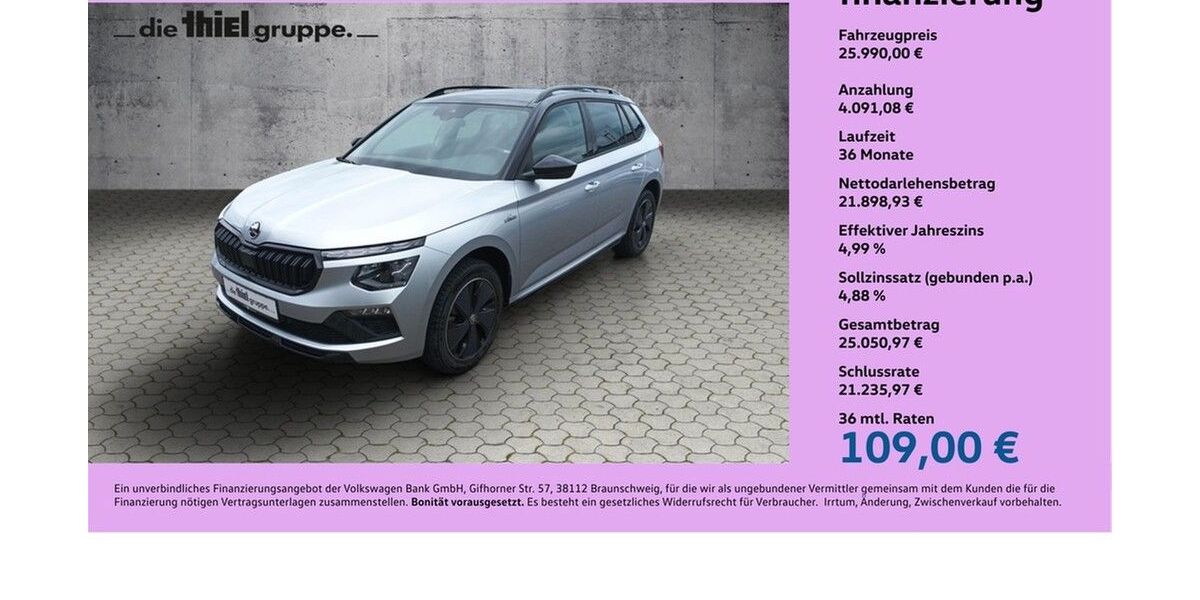 Skoda Kamiq 13.295 km 24.990 &euro; Paderborn 33104