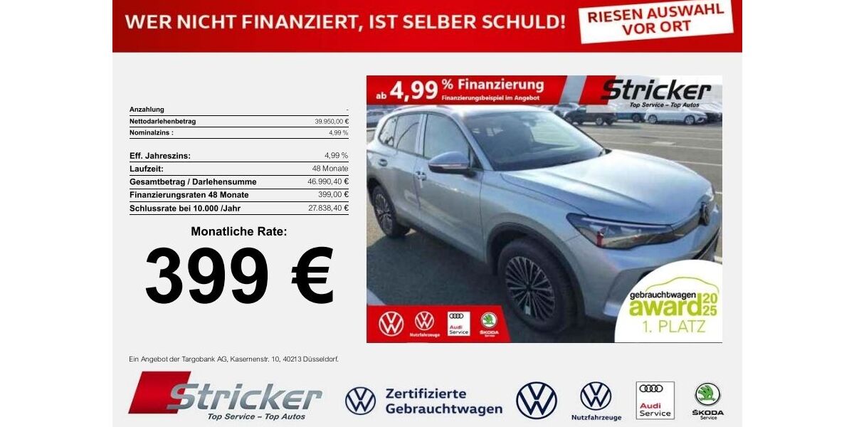 VW Tiguan 1.500 km 35.949 &euro; Horn-Bad Meinberg 32805