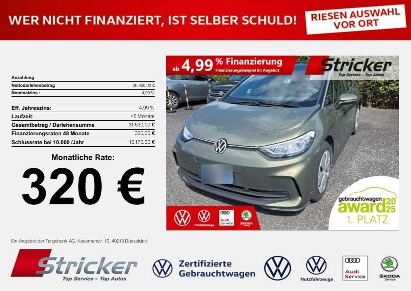 VW ID.3 25.617 km 26.939 € Horn-Bad Meinberg 32805