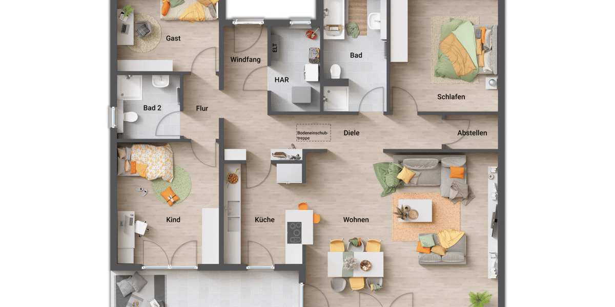 Bungalow Detmold Heidenoldendorf - 5 Zimmer, 127 m&sup2;, 440.000&euro; | Angebot:26557827