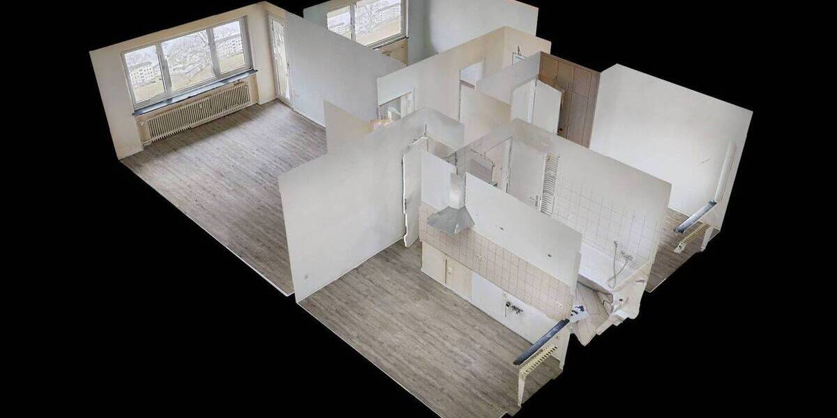 Etagenwohnung Paderborn Sennelager - 3 Zimmer, 70 m&sup2;, 589&euro; | Angebot:26862639