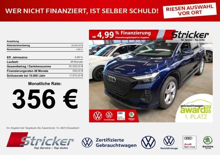 Audi Q4 e-tron 32.464 km 29.949 &euro; Horn-Bad Meinberg 32805