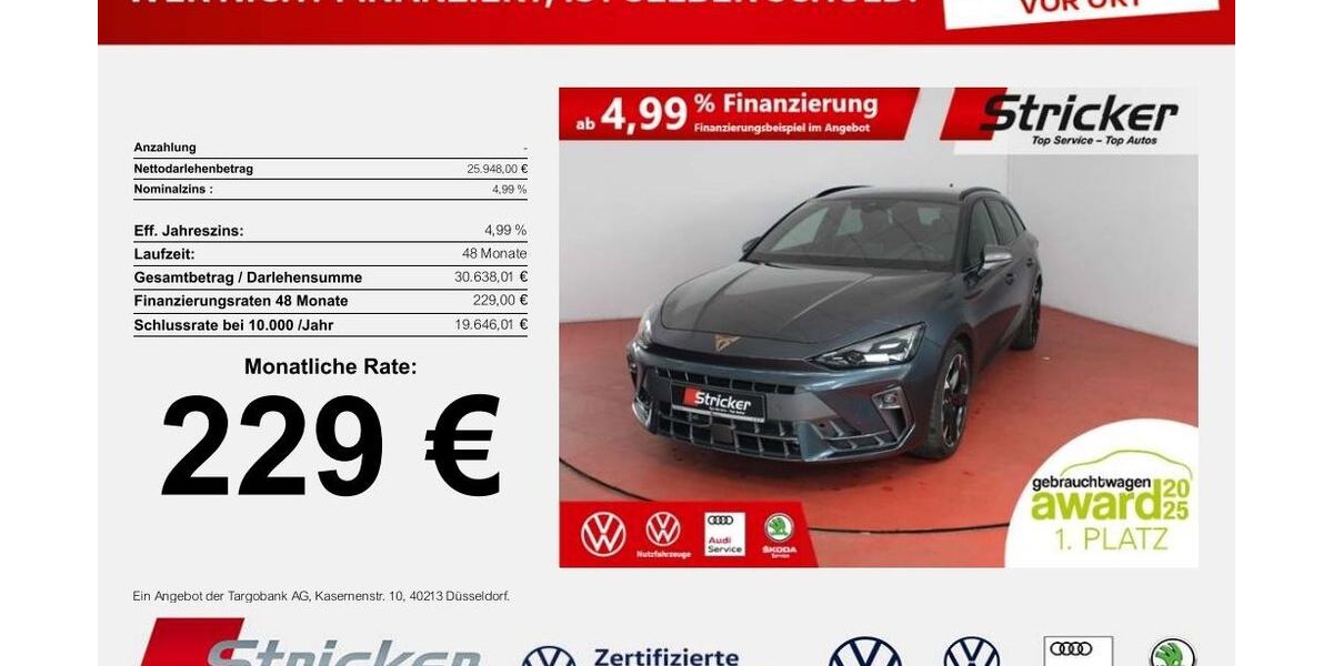 Cupra Leon 16.557 km 25.889 &euro; Horn-Bad Meinberg 32805