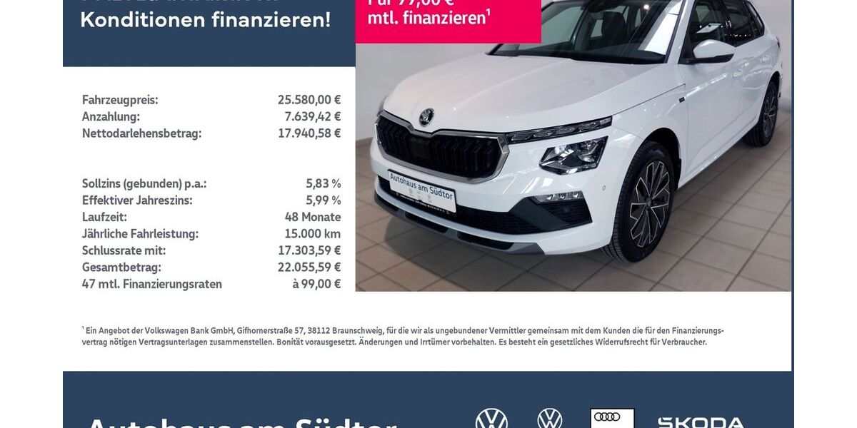 Skoda Kamiq 2.742 km 24.580 &euro; Rietberg 33397