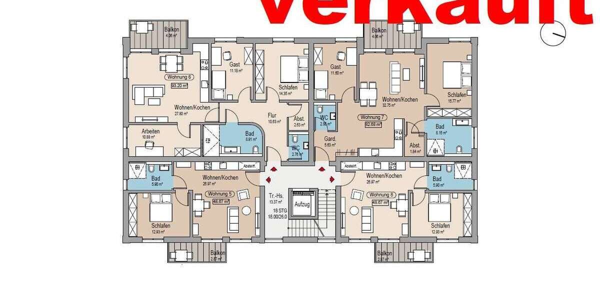 Wohnung zum Kaufen in Paderborn 411.900 € 82.68 m² 3 zimmer