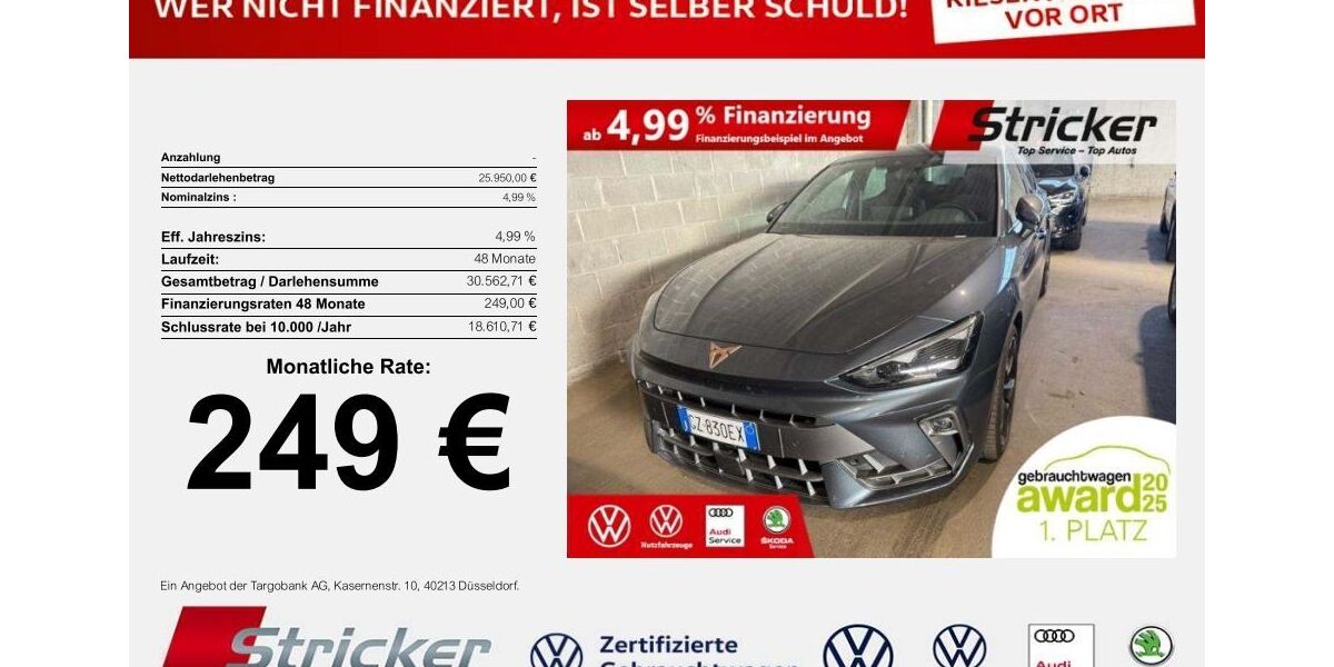 Cupra Leon 15.492 km 25.889 &euro; Detmold 32760