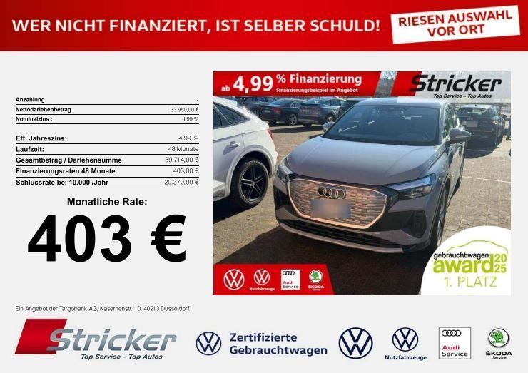 Audi Q4 e-tron 26.534 km 33.939 &euro; Horn-Bad Meinberg 32805