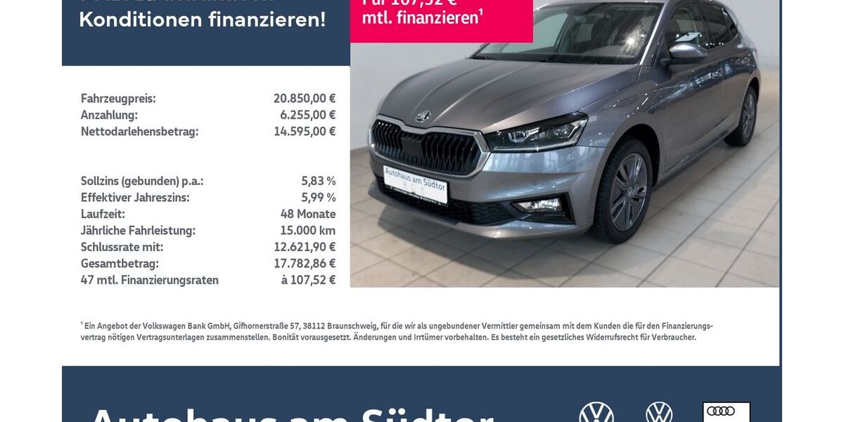 Skoda Fabia 18.493 km 20.850 &euro; Rietberg 33397