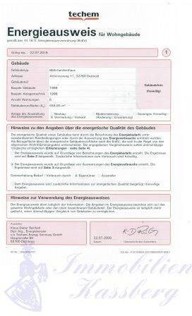 Etagenwohnung Detmold Hiddesen - 2 Zimmer, 76 m&sup2;, 580&euro; | Angebot:26788151