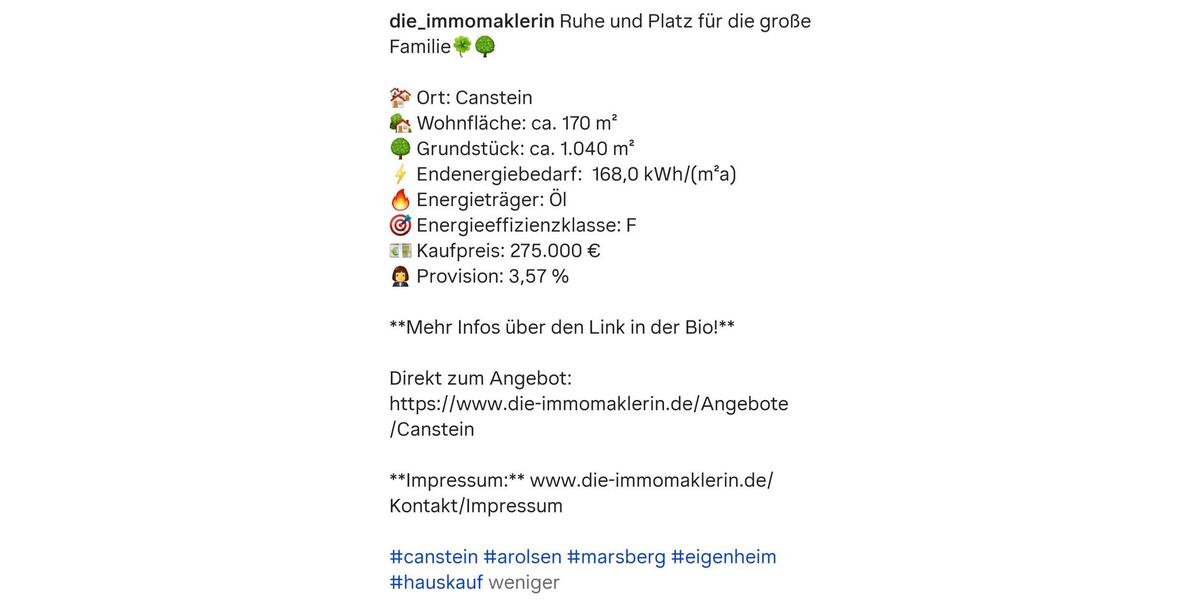 Einfamilienhaus Marsberg - 275.000&euro; | Angebot:27012602