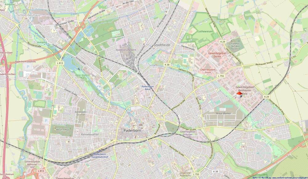 Gewerbeobjekt Paderborn Kernstadt - 3 Zimmer, 107 m&sup2;, 708&euro; | Angebot:26863476