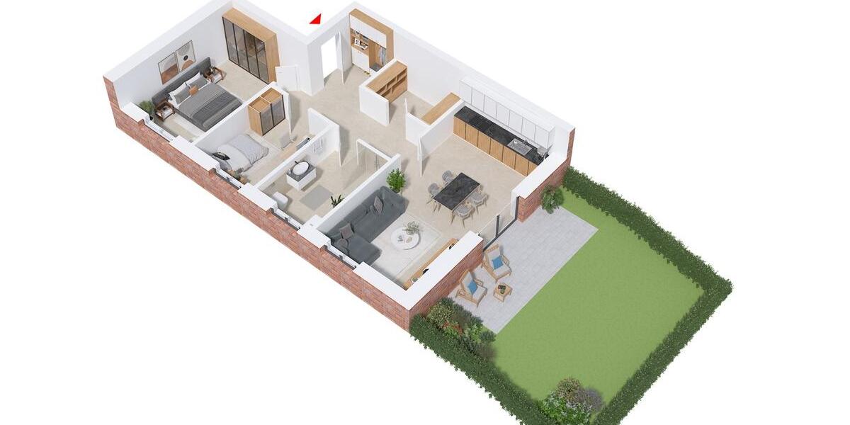 Erdgeschoßwohnung Salzkotten - 3 Zimmer, 81 m&sup2;, 1.050&euro; | Angebot:27600050