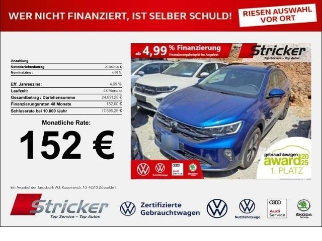 VW Taigo 7.930 km 20.939 € Detmold 32760