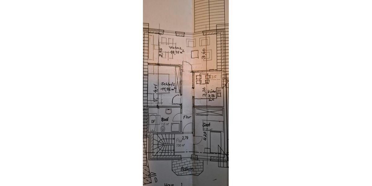 Dachgeschoßwohnung Delbrück - 1 Zimmer, 69 m&sup2;, 650&euro; | Angebot:27609135