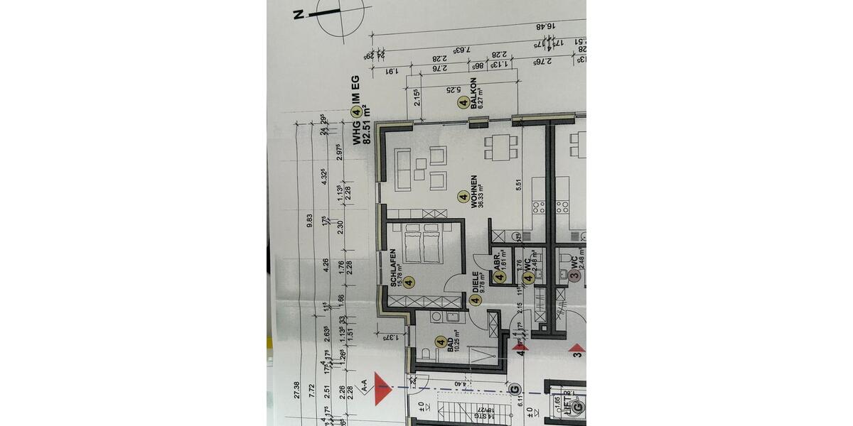Erdgeschoßwohnung Bad Driburg - 3 Zimmer, 83 m&sup2;, 990&euro; | Angebot:25180528