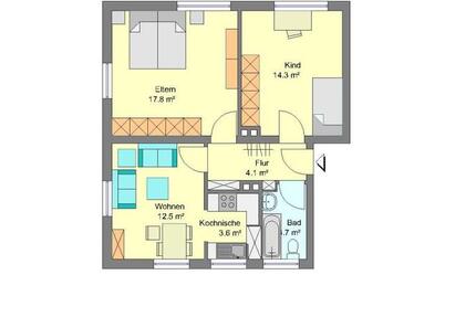 Wohnung frei! 3-Zimmer-Wohnung in Detmold Stadtmitte 3 zimmer