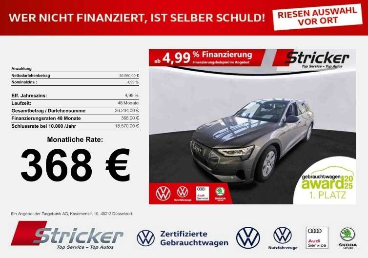 Audi e-tron 35.199 km 30.949 &euro; Horn-Bad Meinberg 32805
