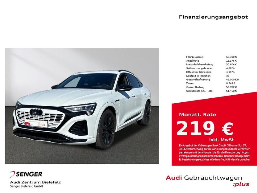 Audi Q8 e-tron 20.375 km 59.980 € Bielefeld 33609