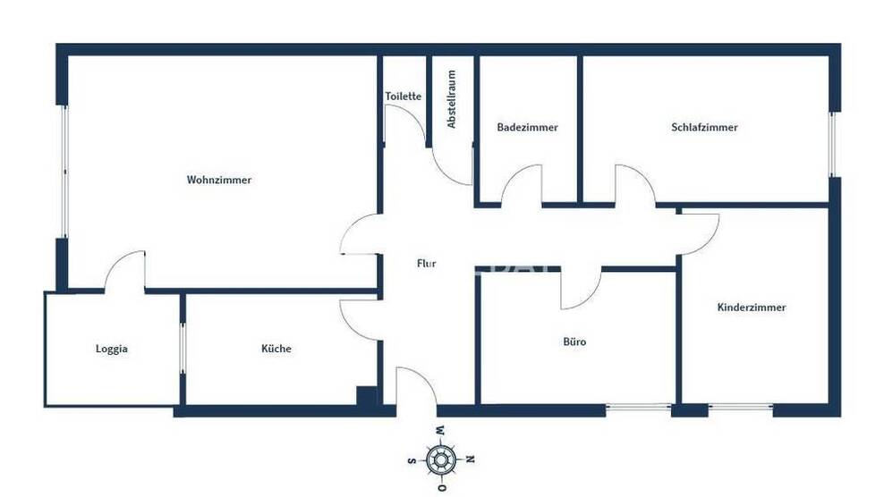 Großzügige 4-Zimmer-Wohnung mit Loggia - Ruhig, gepflegt und bezugsfrei