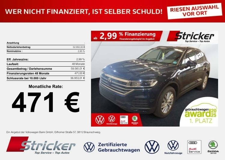 VW Touareg 25.245 km 52.949 &euro; Horn-Bad Meinberg 32805