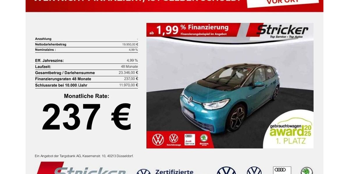 VW ID.3 33.846 km 19.949 &euro; Horn-Bad Meinberg 32805