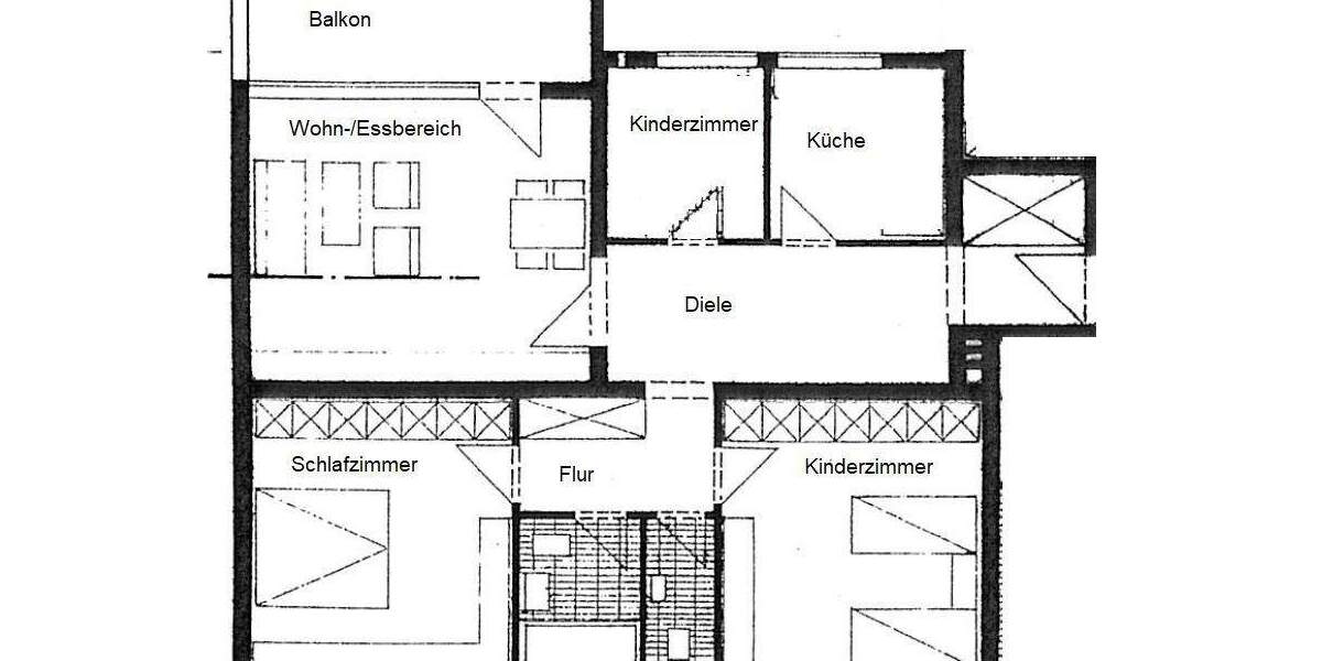 Etagenwohnung Paderborn Kernstadt - 4 Zimmer, 91 m&sup2;, 780&euro; | Angebot:25803125