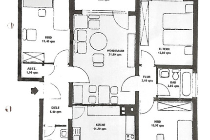 4-Zimmer-Eigentumswohnung | 88,92 m² zimmer