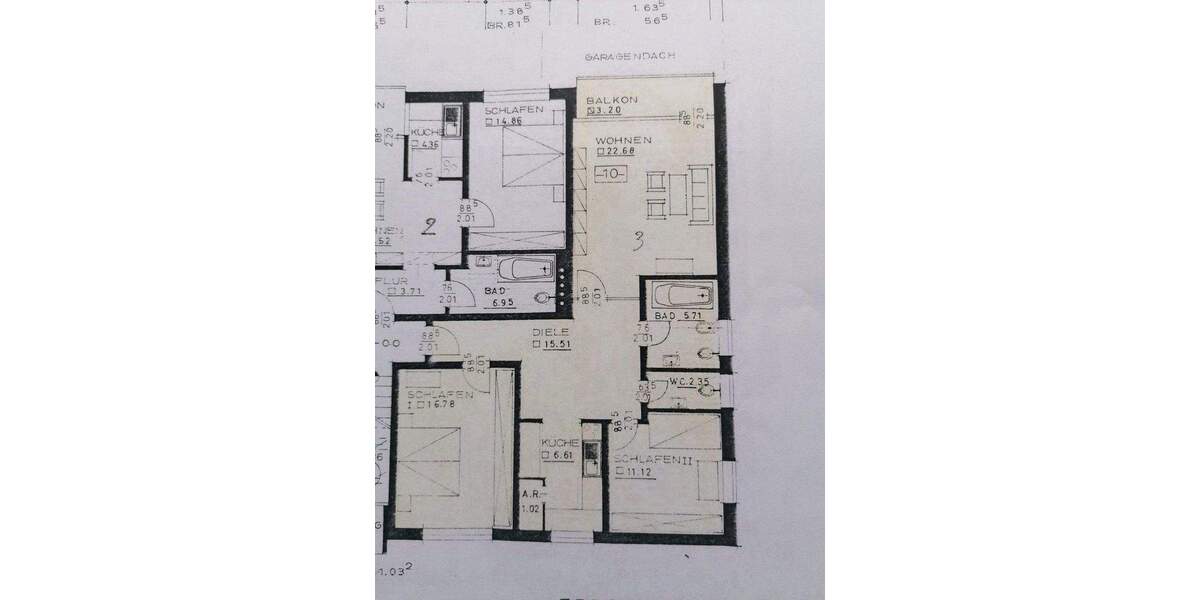 Etagenwohnung Paderborn Kernstadt - 3 Zimmer, 83 m&sup2;, 675&euro; | Angebot:25716394