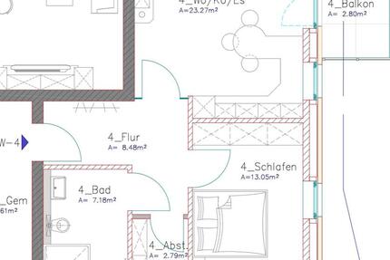 Wohnung Paderborn Elsen - 2 Zimmer, 57 m&sup2;, 777&euro; | Angebot:25402733