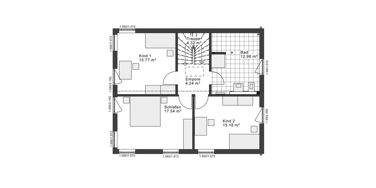 Einfamilienhaus Schloß Holte-Stukenbrock Stukenbrock - 4 Zimmer, 136 m&sup2;, 1.700&euro; | Angebot:26421337