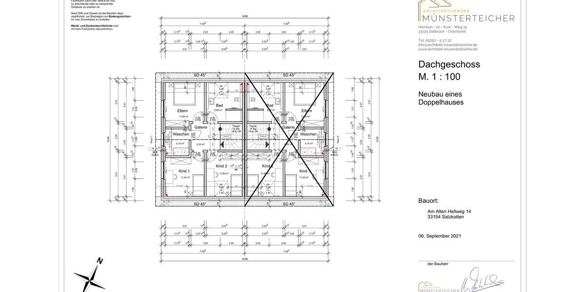 Doppelhaushälfte Salzkotten - 6 Zimmer, 138 m&sup2;, 459.000&euro; | Angebot:26116278