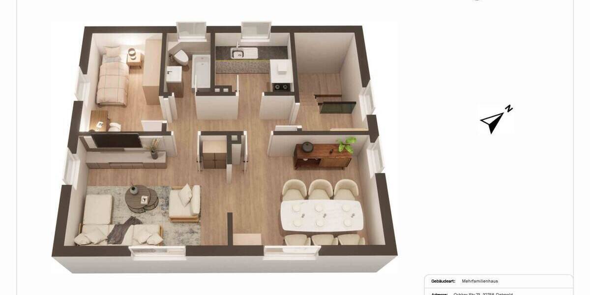Einfamilienhaus Detmold / Heidenoldendorf Heidenoldendorf - 7 Zimmer, 126 m&sup2;, 349.000&euro; | Angebot:26451776