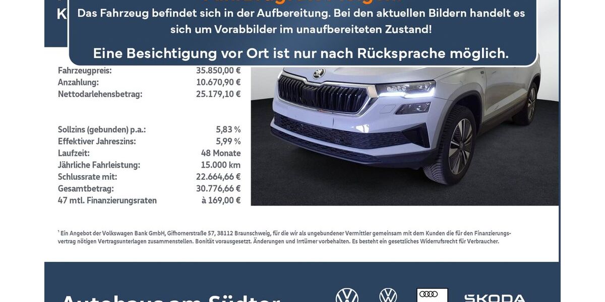 Skoda Karoq 19.683 km 35.850 &euro; Rietberg 33397
