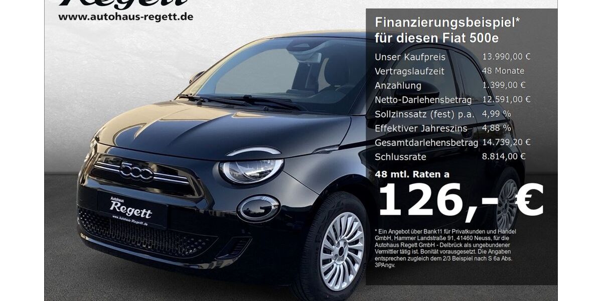 Fiat 500e 12.500 km 13.990 &euro; Delbrück-Westenholz 33129