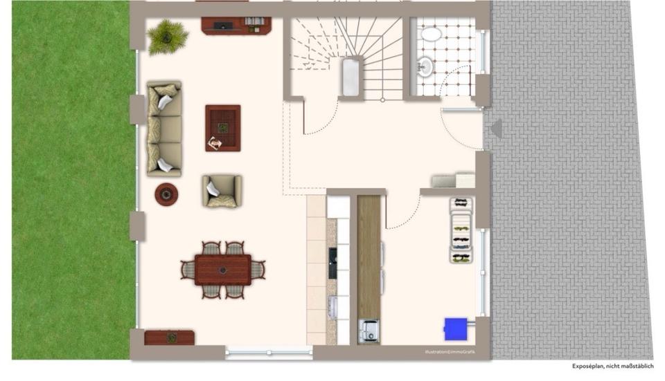 Moderne Doppelhaushälfte in TOP Lage von Wewer 4 zimmer