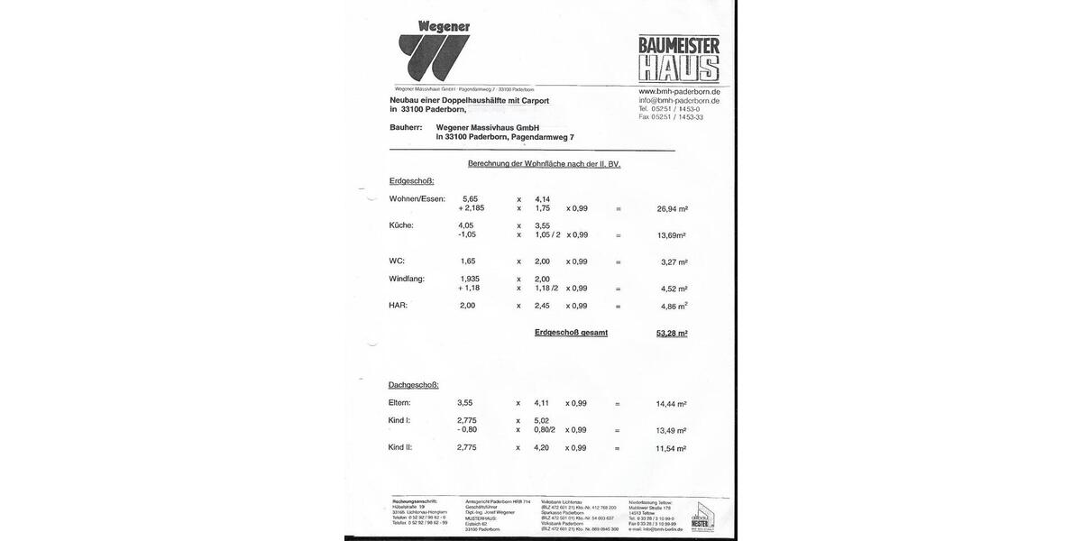 Doppelhaushälfte Paderborn Neuenbeken - 5 Zimmer, 96 m&sup2;, 449.000&euro; | Angebot:27535016