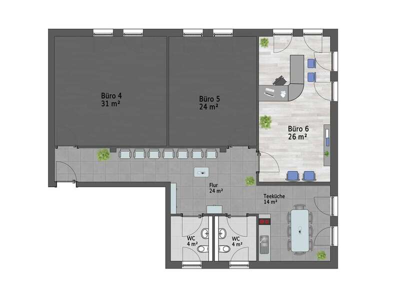 Büro in Detmold 390 € 72 m²