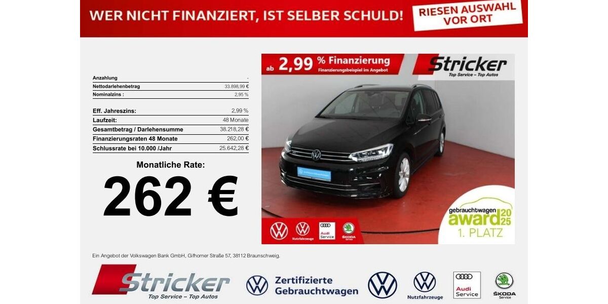 VW Touran 25.064 km 32.969 &euro; Horn-Bad Meinberg 32805