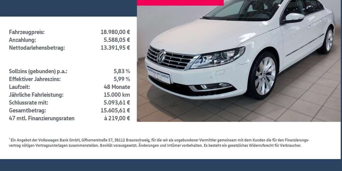 VW CC 82.792 km 18.980 € Rietberg 33397