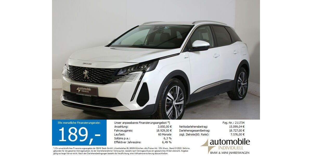 Peugeot 3008 62.300 km 18.820 &euro; Paderborn 33100
